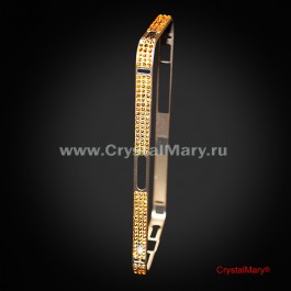 Защитный бампер на iPhone 5/5s с кристаллами Swarovski (Австрия)  www.crystalmary.ru