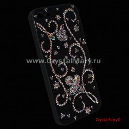 Айфон 5 чехлы со стразами  www.crystalmary.ru