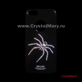 Панель на айфон 5 Паук  www.crystalmary.ru