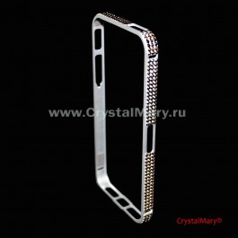 Стальной защитный бампер для айфона  www.crystalmary.ru