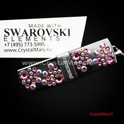 Флешка с кристаллами swarovski www.crystalmary.ru