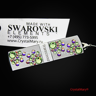 Флешка с кристаллами swarovski www.crystalmary.ru