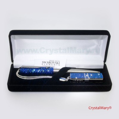 Набор ручка и флешка www.crystalmary.ru