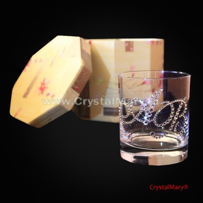 Бокалы с инициалами (на заказ) www.crystalmary.ru