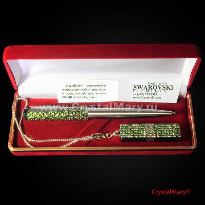 Подарочный набор ручка Parker с флеш картой Transcend 16Gb www.crystalmary.ru