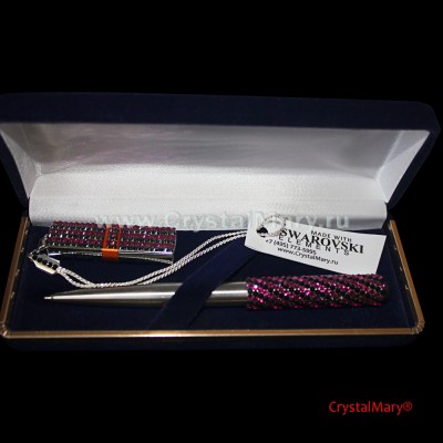 Подарочный набор ручка флешка www.crystalmary.ru