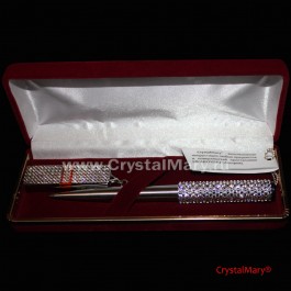 Набор ручка Parker с флеш картой Transcend 16Gb с кристаллами Swarovski  www.crystalmary.ru