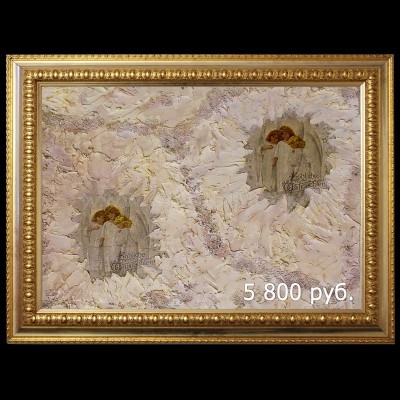 Ангелы в облаках (01093) www.crystalmary.ru