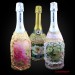 Декор свадебных бутылок  www.crystalmary.ru