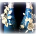 Декор бутылок цветами www.crystalmary.ru