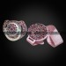 Подарки новорожденному девочке:  Соска Avent с прищепкой-держателем с розовыми кристаллами Swarovski (Австрия) www.crystalmary.ru
