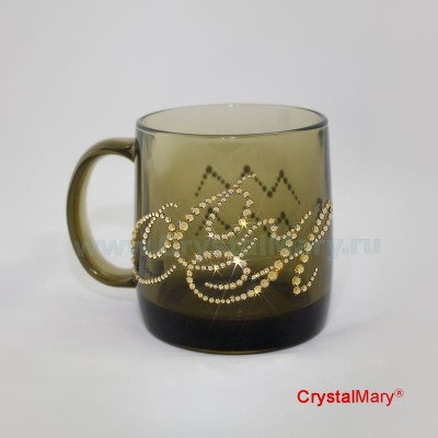 Чашка Сваровски www.crystalmary.ru