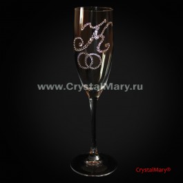 Свадебные бокалы  www.crystalmary.ru