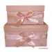 Подарочная коробка с бантом розового цвета www.crystalmary.ru