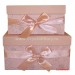 Подарочная коробка с бантом розового цвета www.crystalmary.ru
