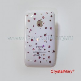 Крышка на iPhone 3G  www.crystalmary.ru