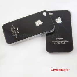 Крышка Чехол iPhone Swarovski 4G/S www.crystalmary.ru