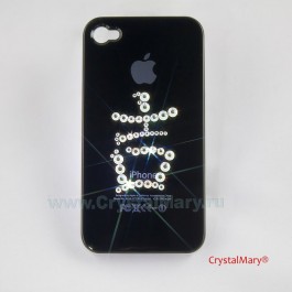 Крышка на iPhone 4 : Китайский символ - Богатство www.crystalmary.ru