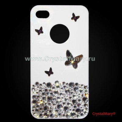 Роскошные бабочки в россыпи бриллиантов www.crystalmary.ru