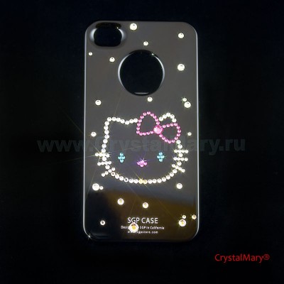Крышка на iPhone 4G www.crystalmary.ru