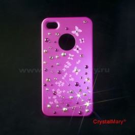 Крышка на iPhone 4G  www.crystalmary.ru