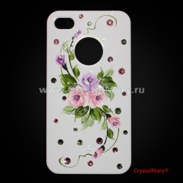 iСover для iPhone 4G 4S цветы  www.crystalmary.ru