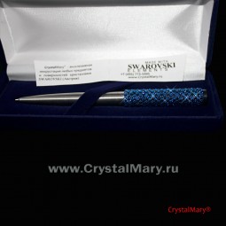 Parker Vector Stainless Steel с кристаллами Сваровски 