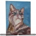 Картина маслом на холсте: Мудрый кот www.crystalmary.ru
