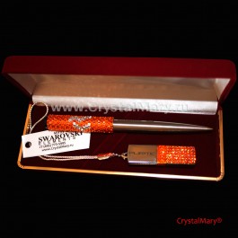 Подарочный набор с логотипом компании   www.crystalmary.ru