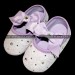Первая обувь для малыша: пинетки со стразами Swarovski (Австрия) www.crystalmary.ru