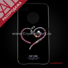 Панель SGP для iPhone 4G/S  "Сердце"  www.crystalmary.ru