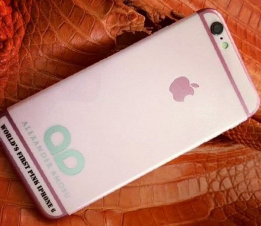 Первый в мире розовый iPhone 6